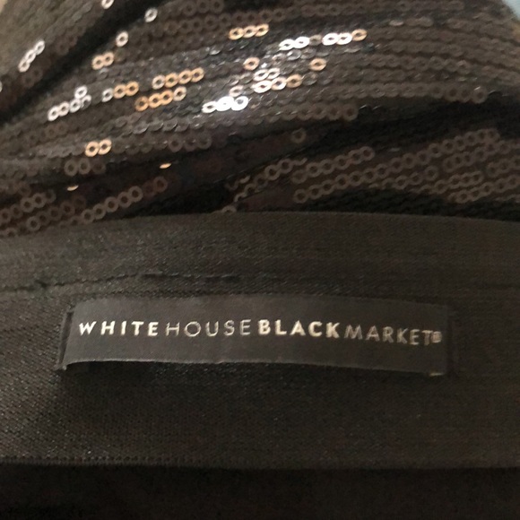 White House Black market High-Rise Skinny Sequin Knit Pants. - Picture 10 of 10
